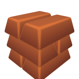 Copper Bars Stack Small